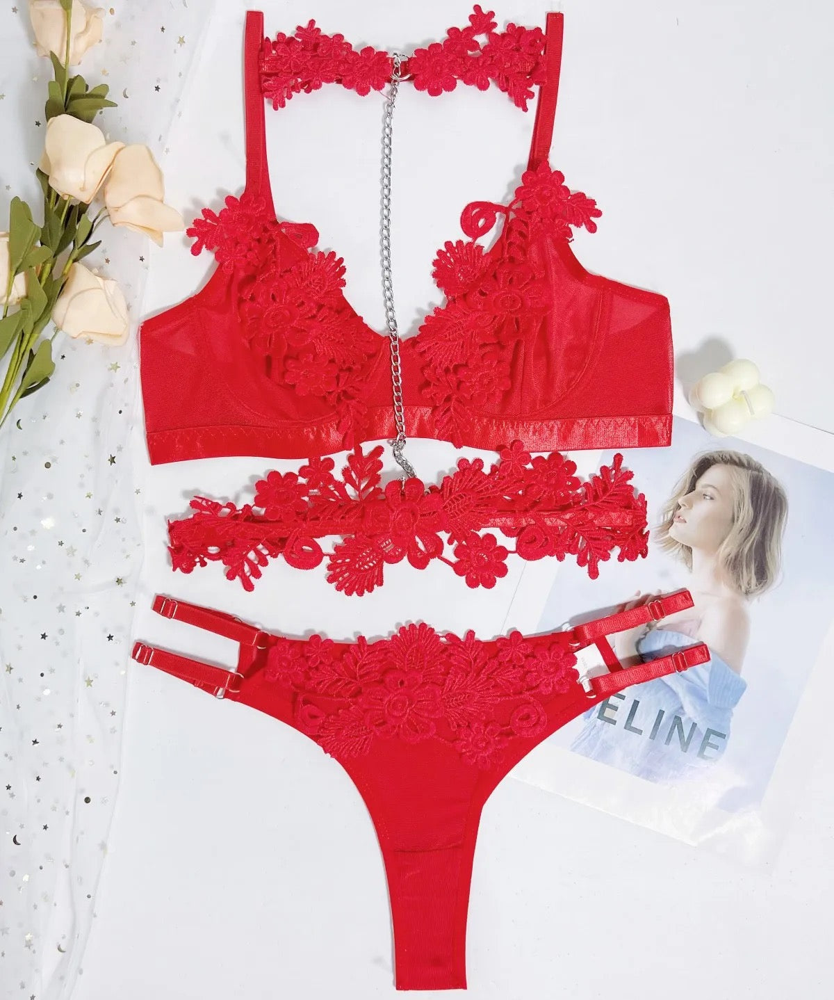 Ivory Whisper Set