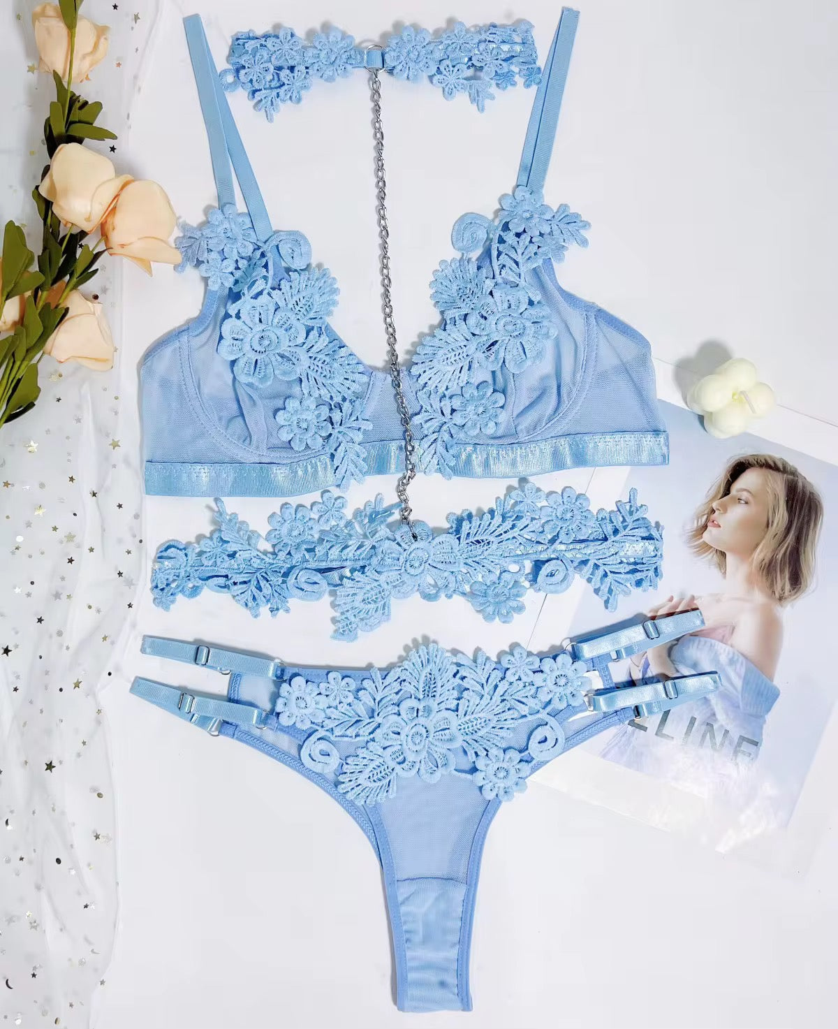 Ivory Whisper Set
